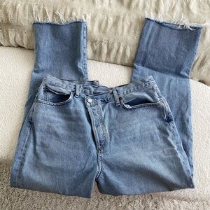 Agolde DOUBLE criss cross jeans